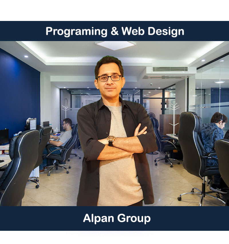 تیم طراحی سایت  و برنامه نویسی آلپان